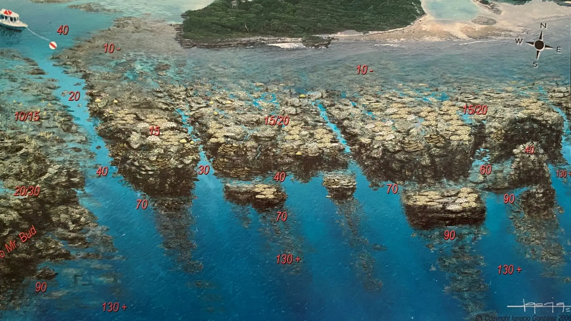ig French Key Cut - PG&ME@CocoView - Big French Key Snorkeling Map