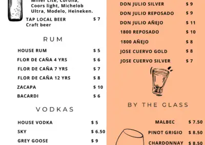 Lunch Menu of Argentina Grill