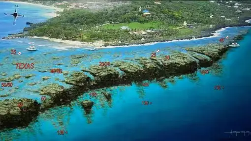 Texas - Roatan Dive and Snorkeling Site - West Bay - The Iron Shore