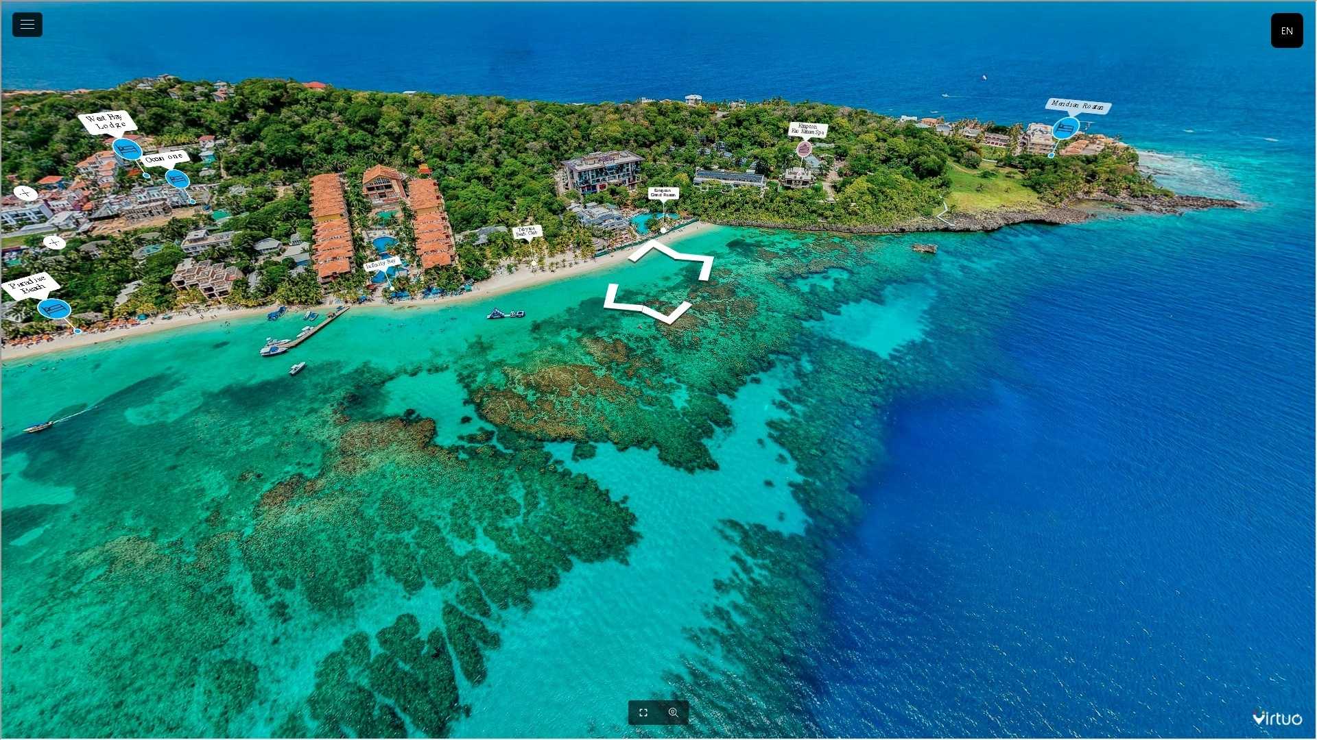 West Bay Beach View of Infinity Bay Spa and Beach Resort - Kimpton Grand Roatan Kao Kamasa Spa and the Iron Shore West Bay Beach View of Infinity Bay Spa and Beach Resort - Kimpton Grand Roatan Kao Kamasa Spa and the Iron Shore