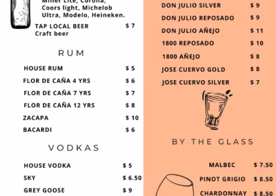 Restaurants In West Bay Roatan 15 Dinner Menu of Argentina Grill