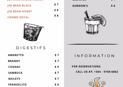 Restaurants In West Bay Roatan 16 Dinner Menu of Argentina Grill