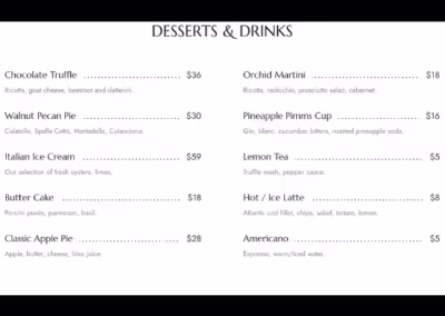 Restaurants In West Bay Roatan 21 Blue Restaurant Drink Menu Page 1